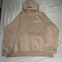 Fear of god hoodie tan