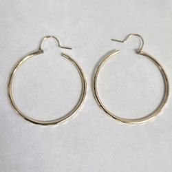 10kt Gold Hoops 