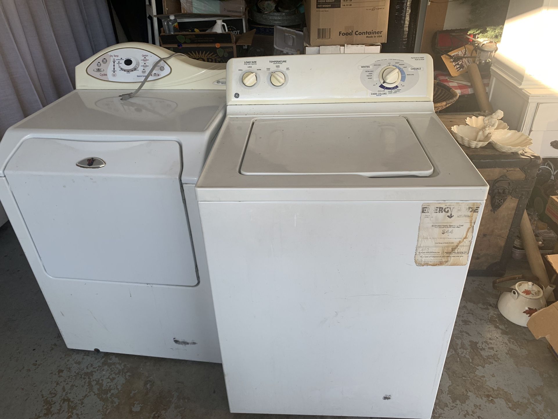 GE Washer  Dryer Sold