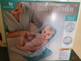 New Deluxe Baby Bather - Folding Bath Sling