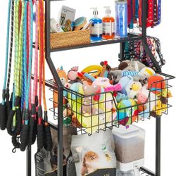Metal Dog Storage Organizer