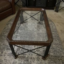 Coffee Table Two End Tables And Two Lamps 