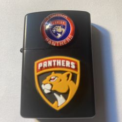 Florida Panthers fliptop lighter new without fuel