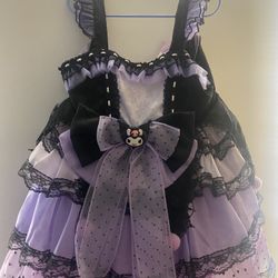 Kuromi Purple dress 6-7t