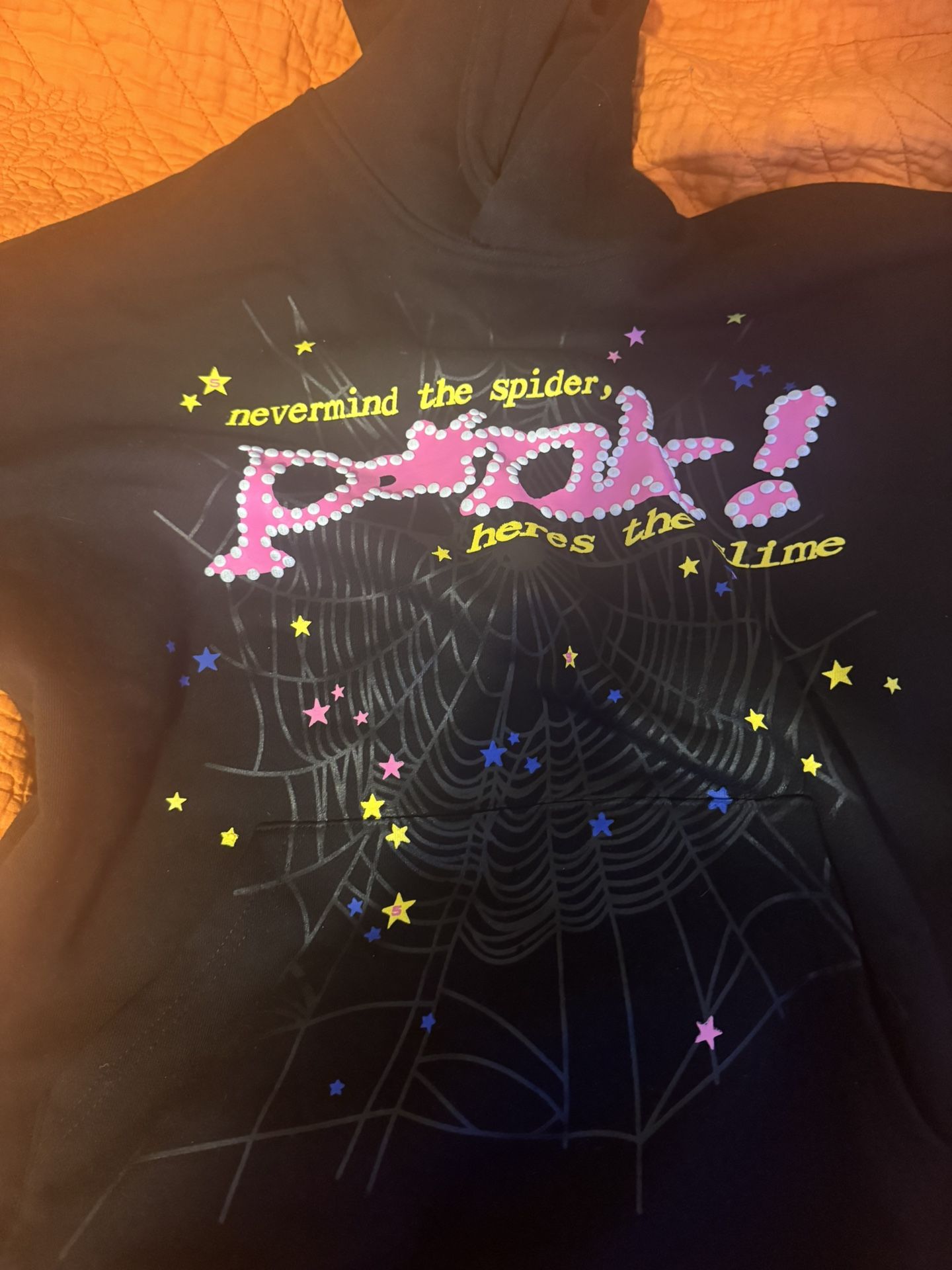 black sp5der hoodie