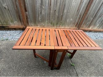 Outdoor IKEA folding table