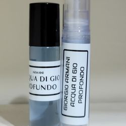 Acqua Di Gio Profundo Type 10ml Rollon Oil & 10ml Spray Combo