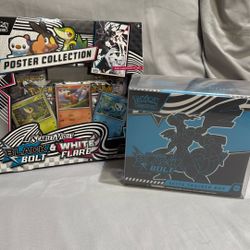 Pokemon Black Bolt ETB & Poster Collection Bundle 