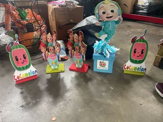 Coco melón personajes para fiesta
