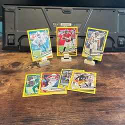 2023 Donruss Football Press Proof Yellow Card Lot