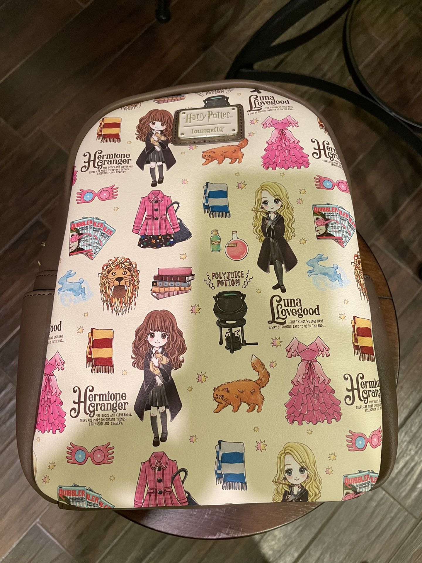 Loungefly Harry Potter Luna Lovegood Hermione Granger Backpack NEW One of my favorite Loungefly backpacks from last year? I  main image 4