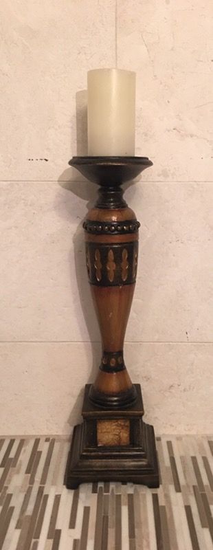 21 inch pillar.., candle not included