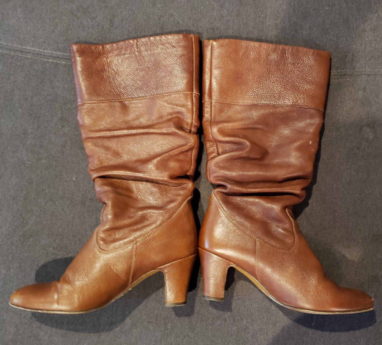 ALDO slouch tan boots size 8
