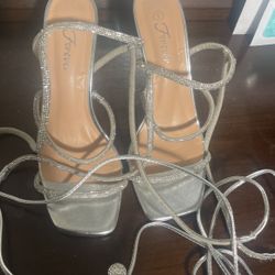 Laced High Heels Woman’s Shoes