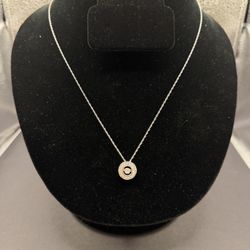 White Gold Diamond Necklace 