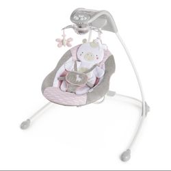 Ingenuity Inlighten Baby Swing -easy-fold Frame &Light Up Mobile