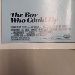 Disney The Boy Who Could Fly Original Movie Poster 27x40 