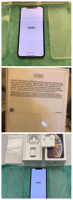 Factory UnlockediPhone XS Max 512GB Silver