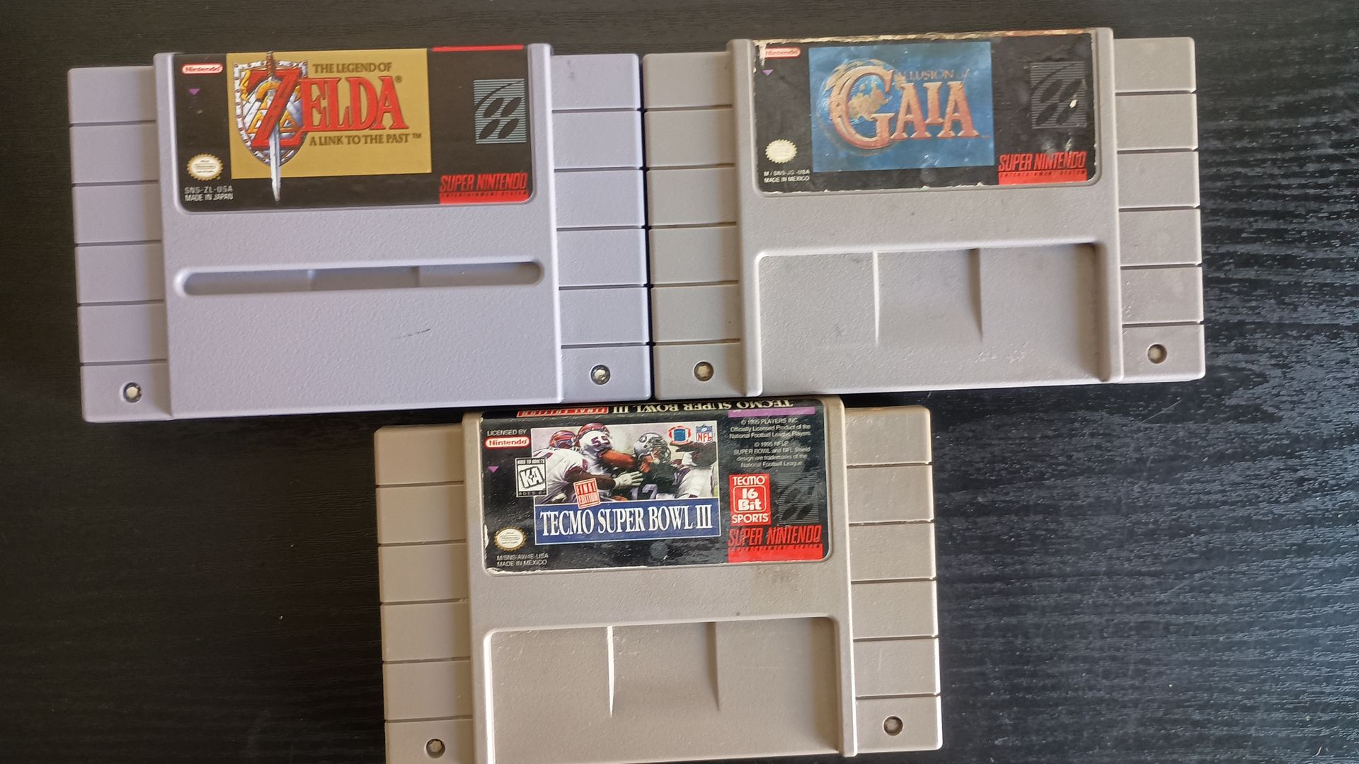 Three SNES GAMES