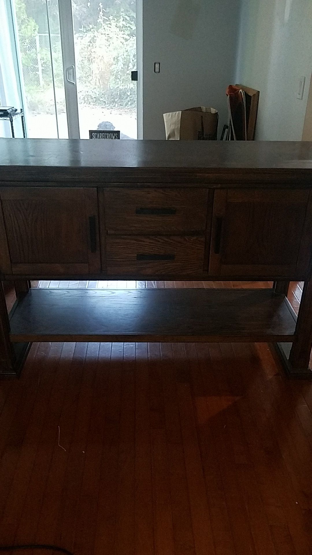 Solid Wood Buffet Cabinet/Credenza