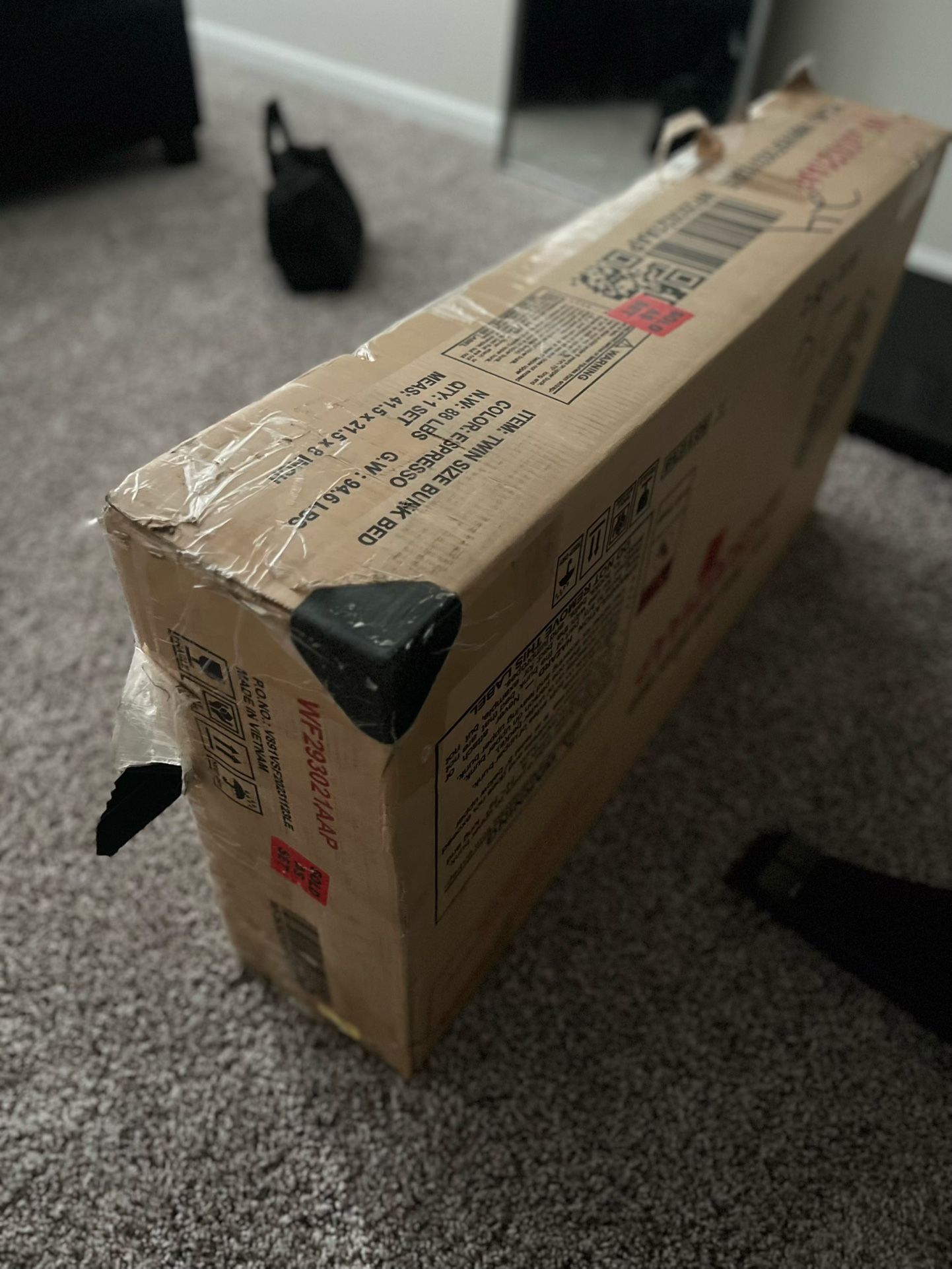 Twin size bunk bed BRAND NEW & UNOPENED