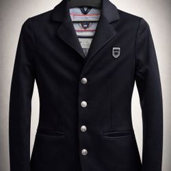 Vintage Kids Equestrian Riding Jacket – Fouganza 1976 Crest – Size 9-11 Show Coat