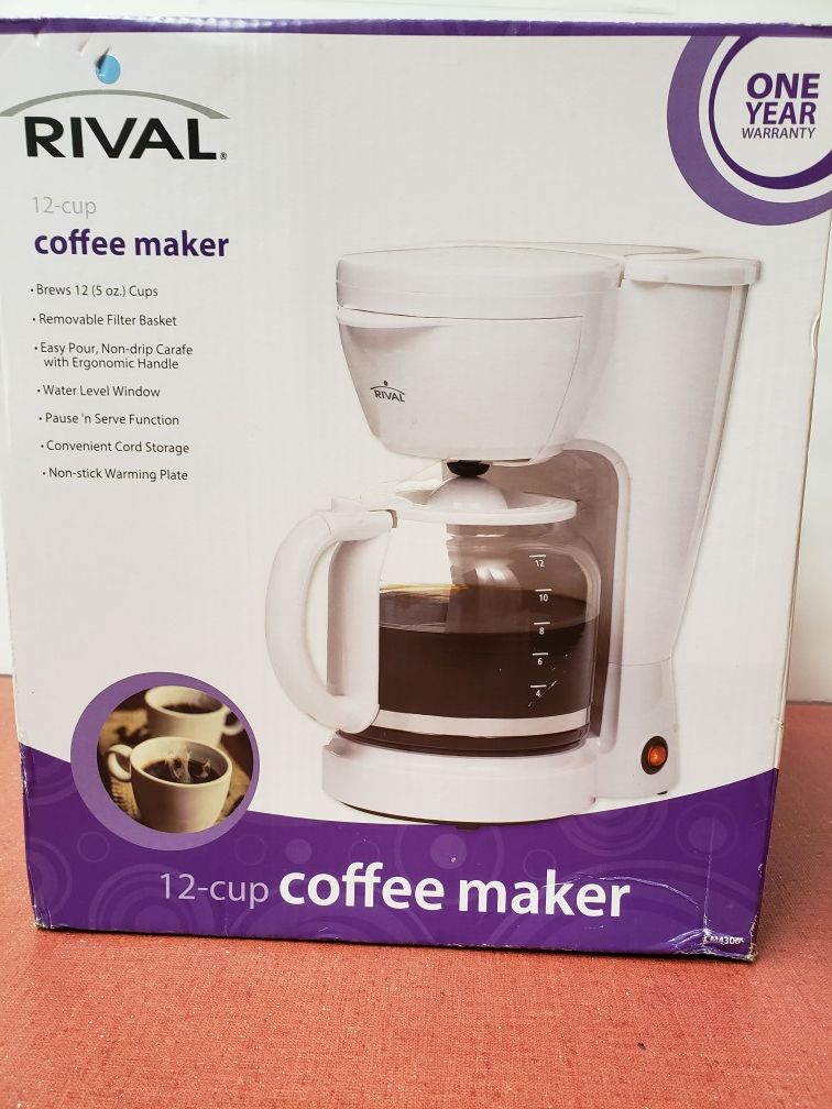 Rival 12 cup coffee maker