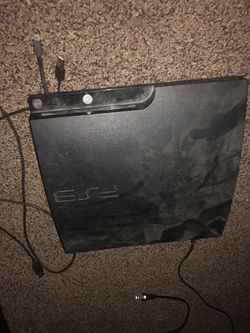 PS3 with games and controller or controllers.
