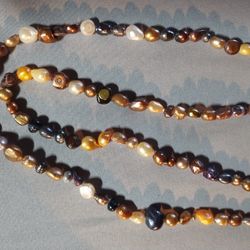 Real Freshwater Pearls 60 Inches Long Endless Necklace 