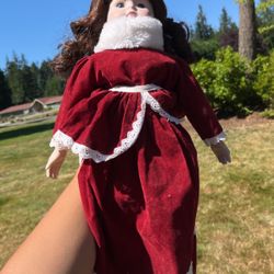 vintage porcelain doll
