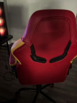 Red and Yellow Gaming Chair