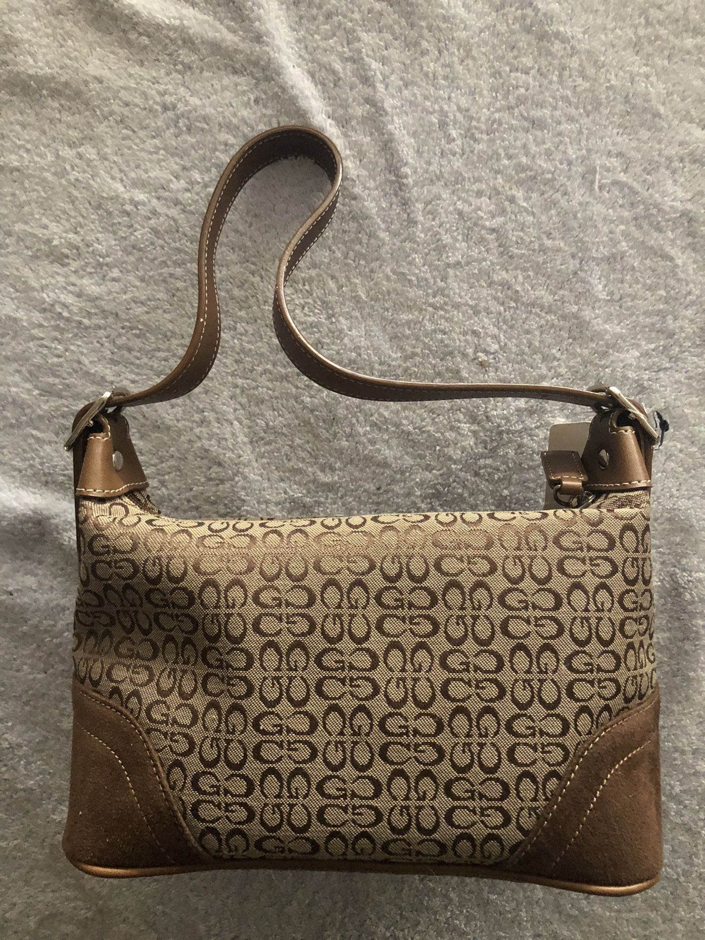 Brown Tan Canvas handbag 👜 NEW