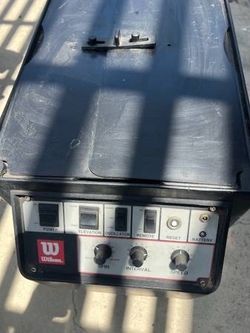 Tennis Tutor Wilson Tennis Ball Machine 2 Line Random Oscillator, Spin. New battery