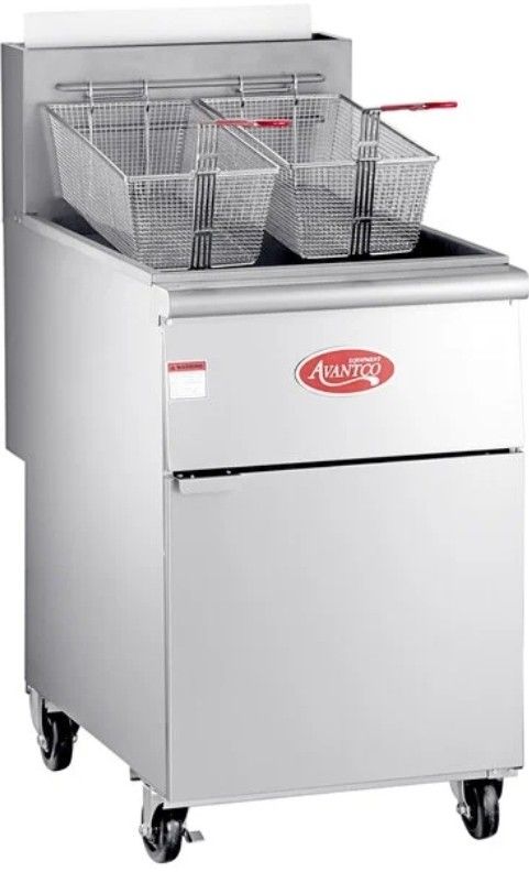 AvantiCO Commercial Deep Fryer Double Basket