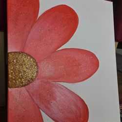 Bright elegant floral artwork perfect for home decor