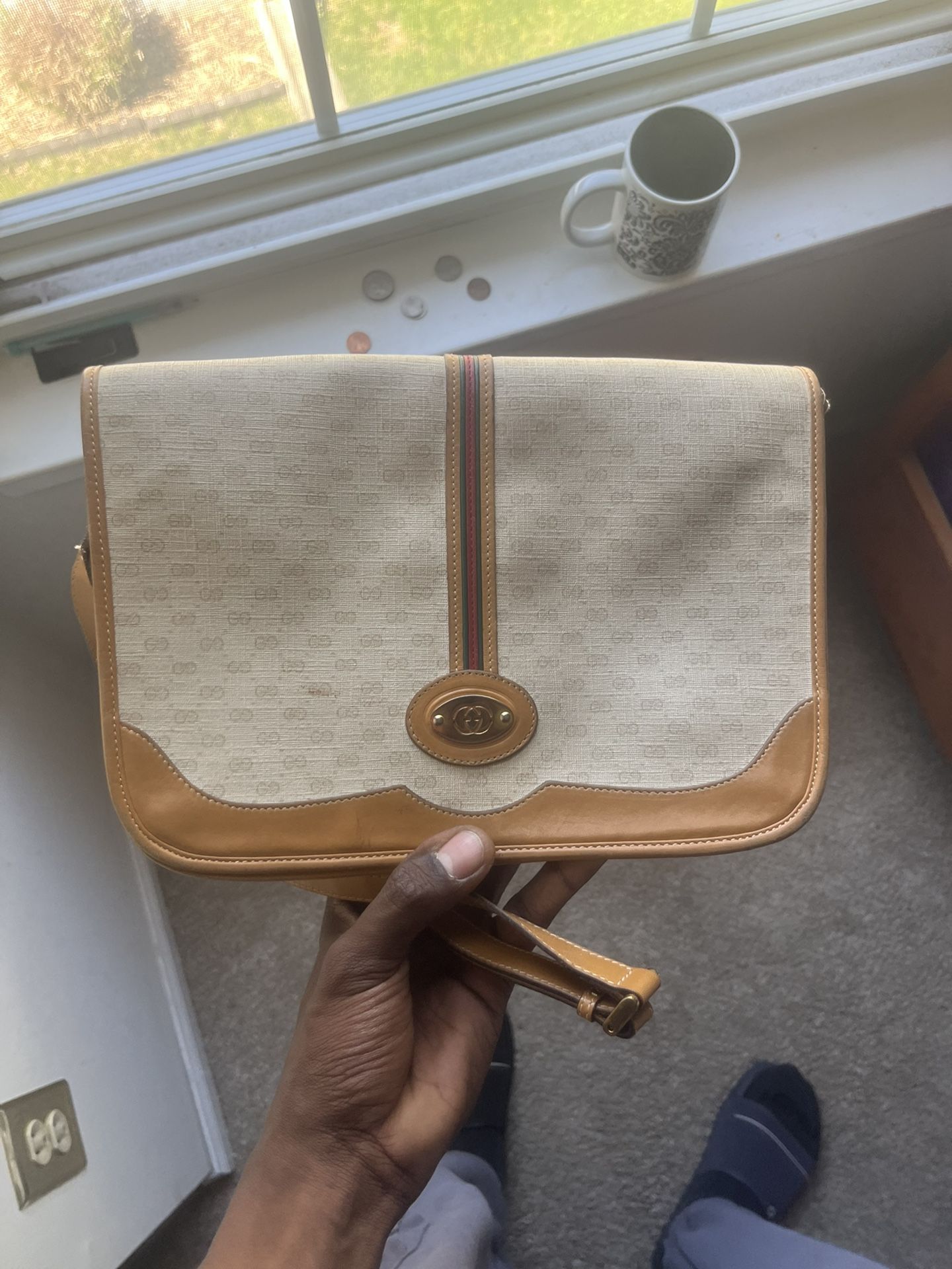 authentic womens vintage gucci shoulder bag 