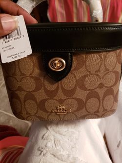 Signature coated canvas coach