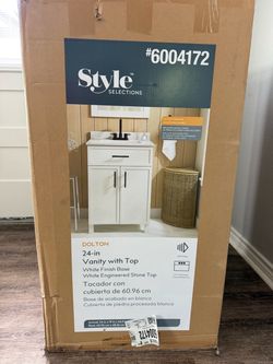Bathroom vanity sink and cabinet