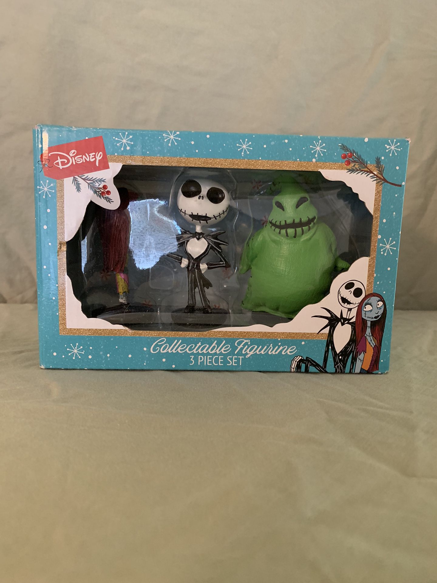 Disney Collectible Figurine Jack And Sally Nightmare Before Christmas 