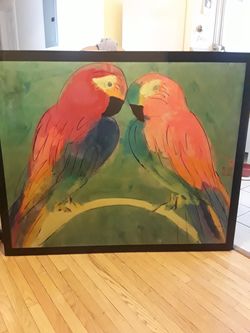 Love Birds..Large..Must see to Appreciate..