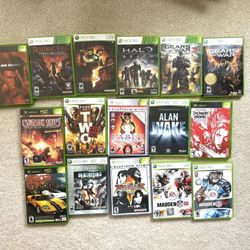 Lot Of 16 Games XBOX 360 with boxes 