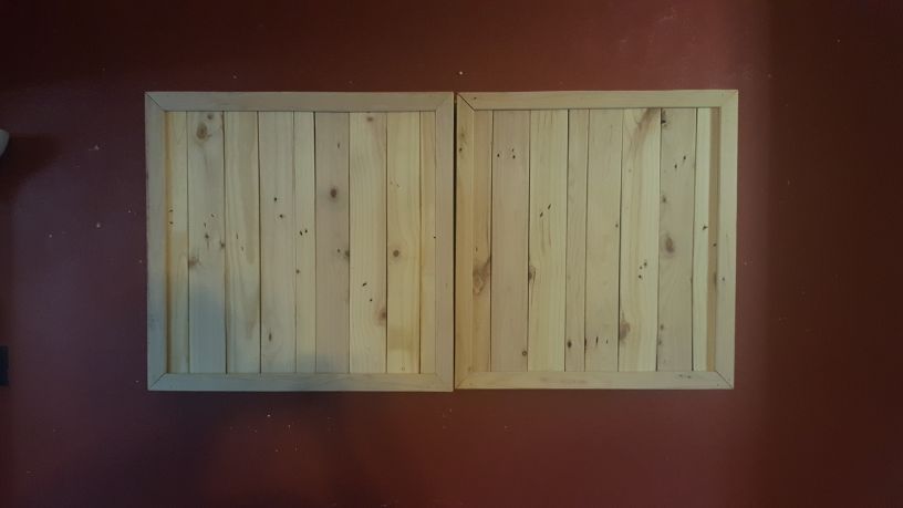 Beautiful Pallet cabinet
