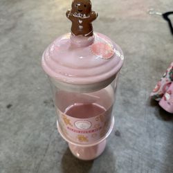 Pink Gingerbread jar