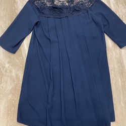 Zara Basic Blue Dress