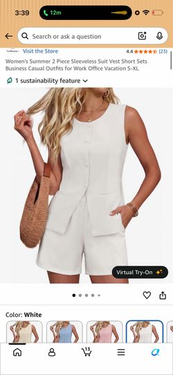 Brand new white womens set