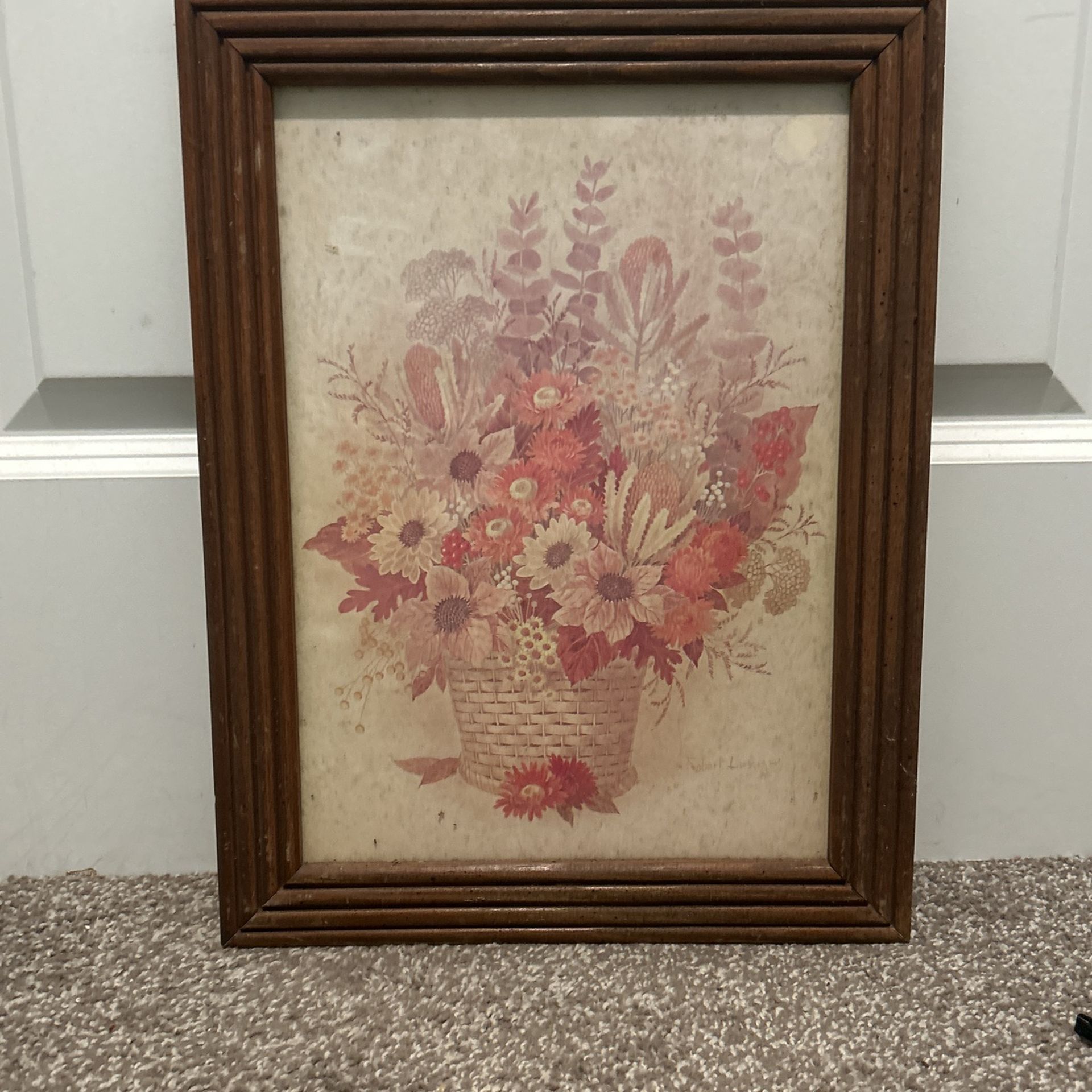 Vintage Floral Print