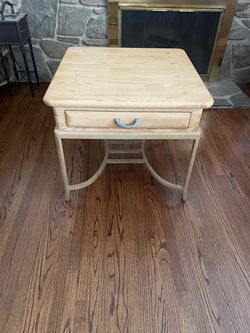 Pennsylvania House Wood Top End Table with Drawer