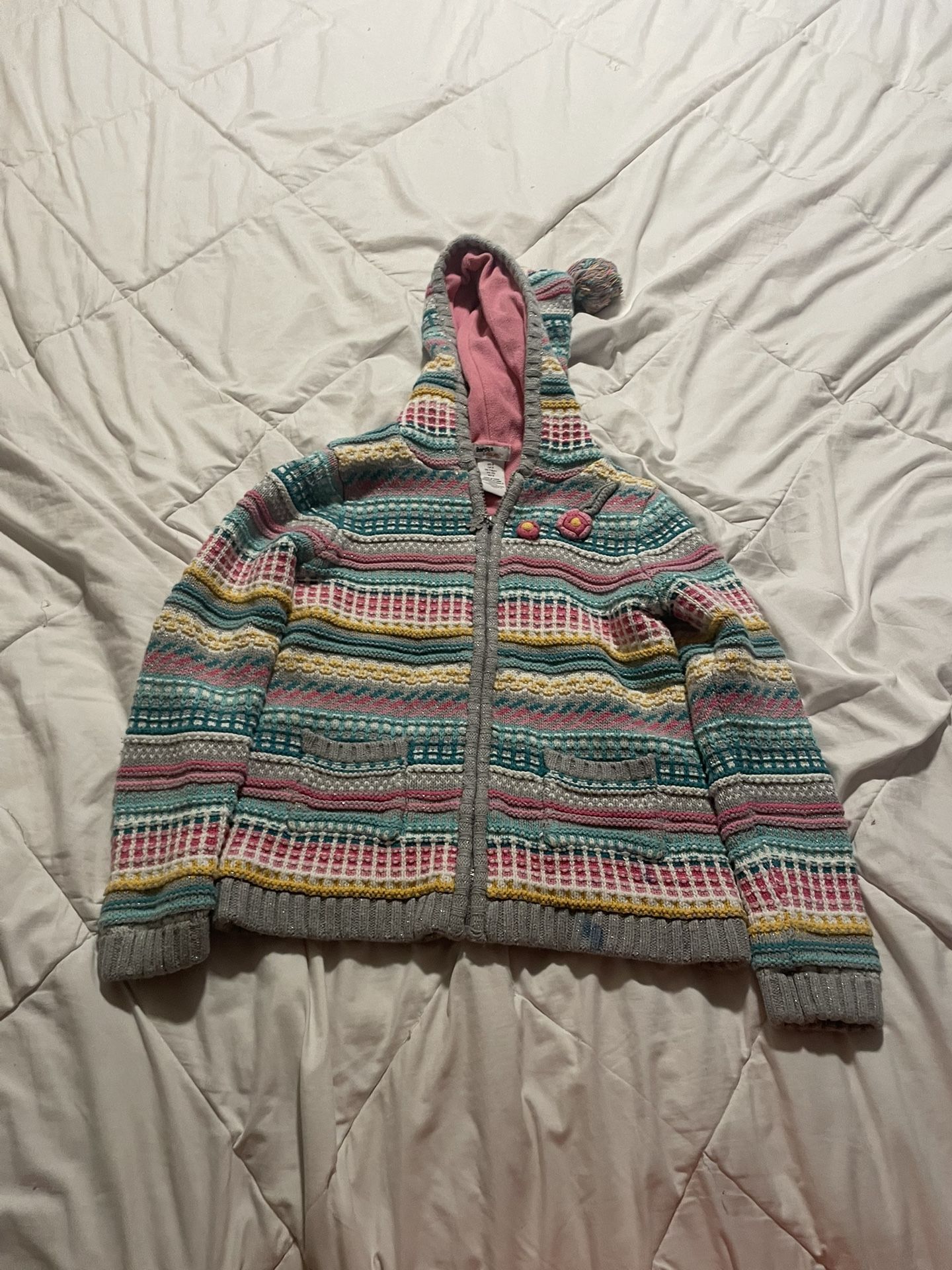 Multicolored Striped Hoodie