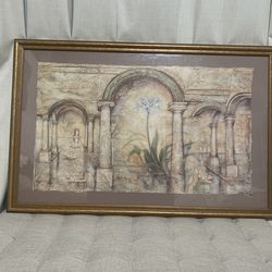 Framed Architectural Artwork 40”x26”