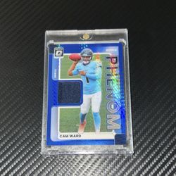 2025 Donruss Optic Cam Ward Rookie Phenom Blue Hyper Patch (RC) #RPBH-JDA